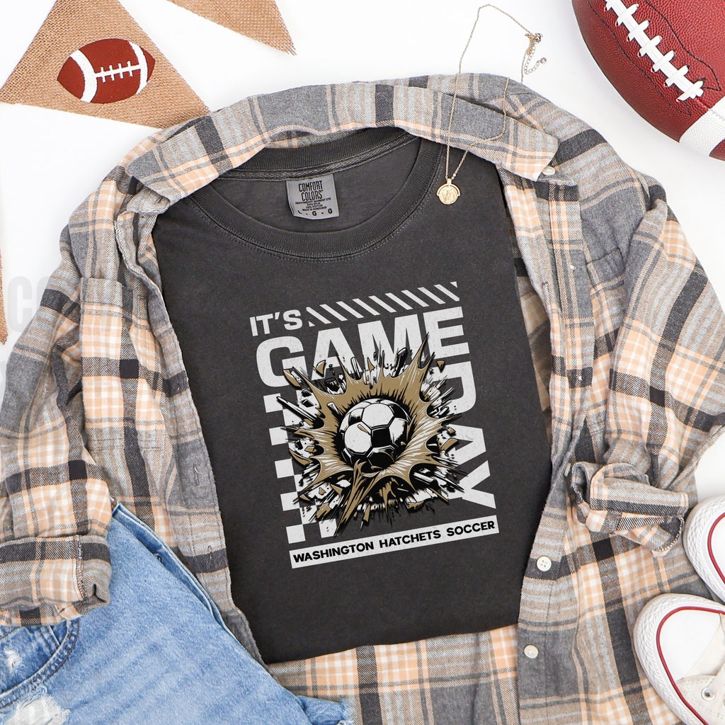 ⚽ Game Day Blast – Hatchets Soccer Tee (Infant–Adult)