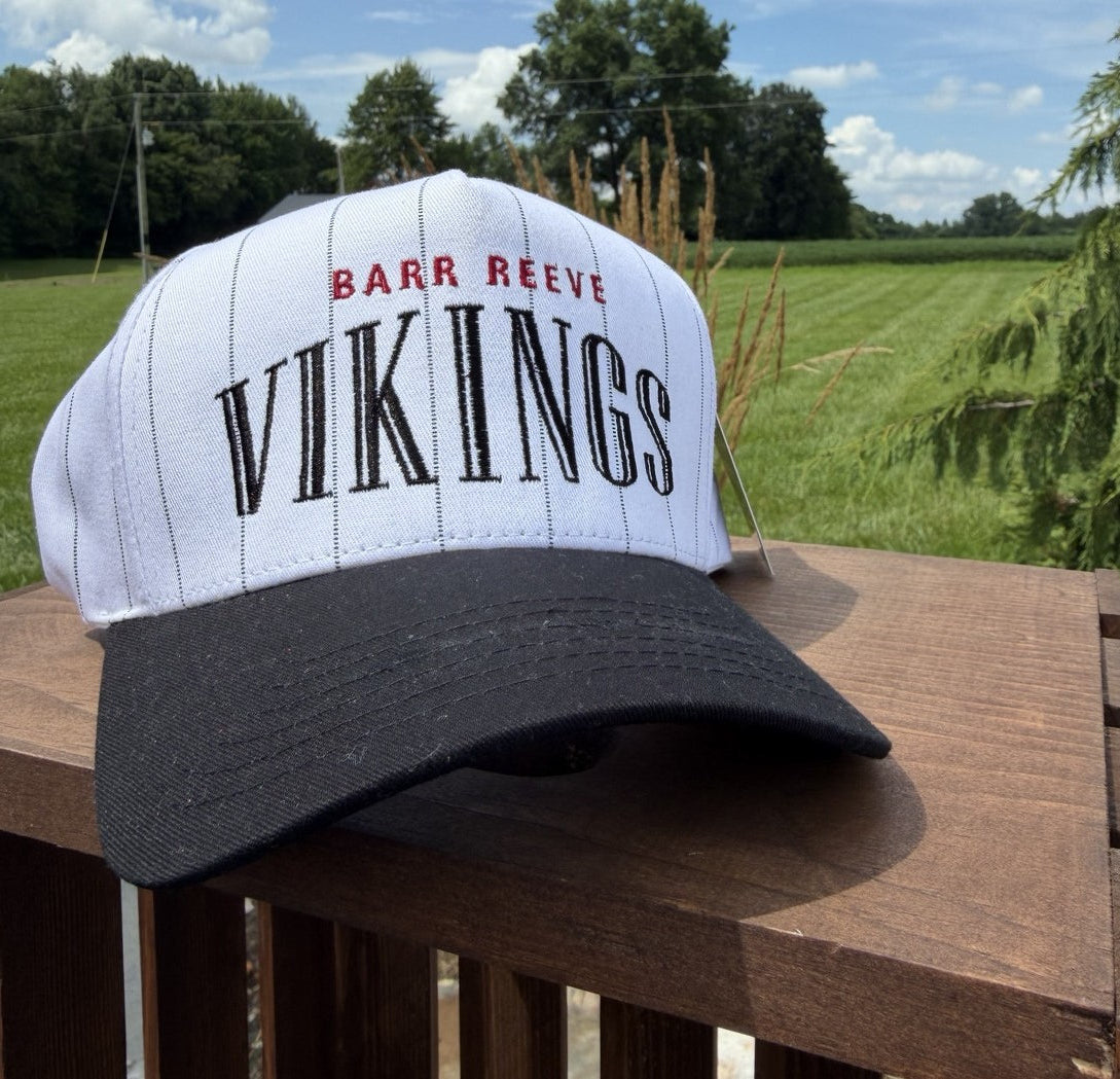 CUSTOM PINSTRIPE EMBROIDERED HAT