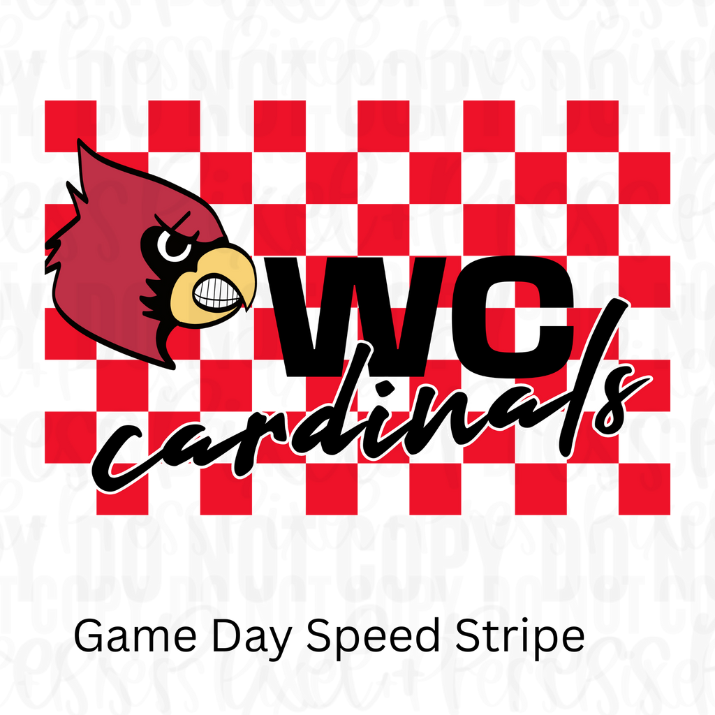WC Cardinals Spirit Tees – Comfort Colors (Youth–Adult 4XL)