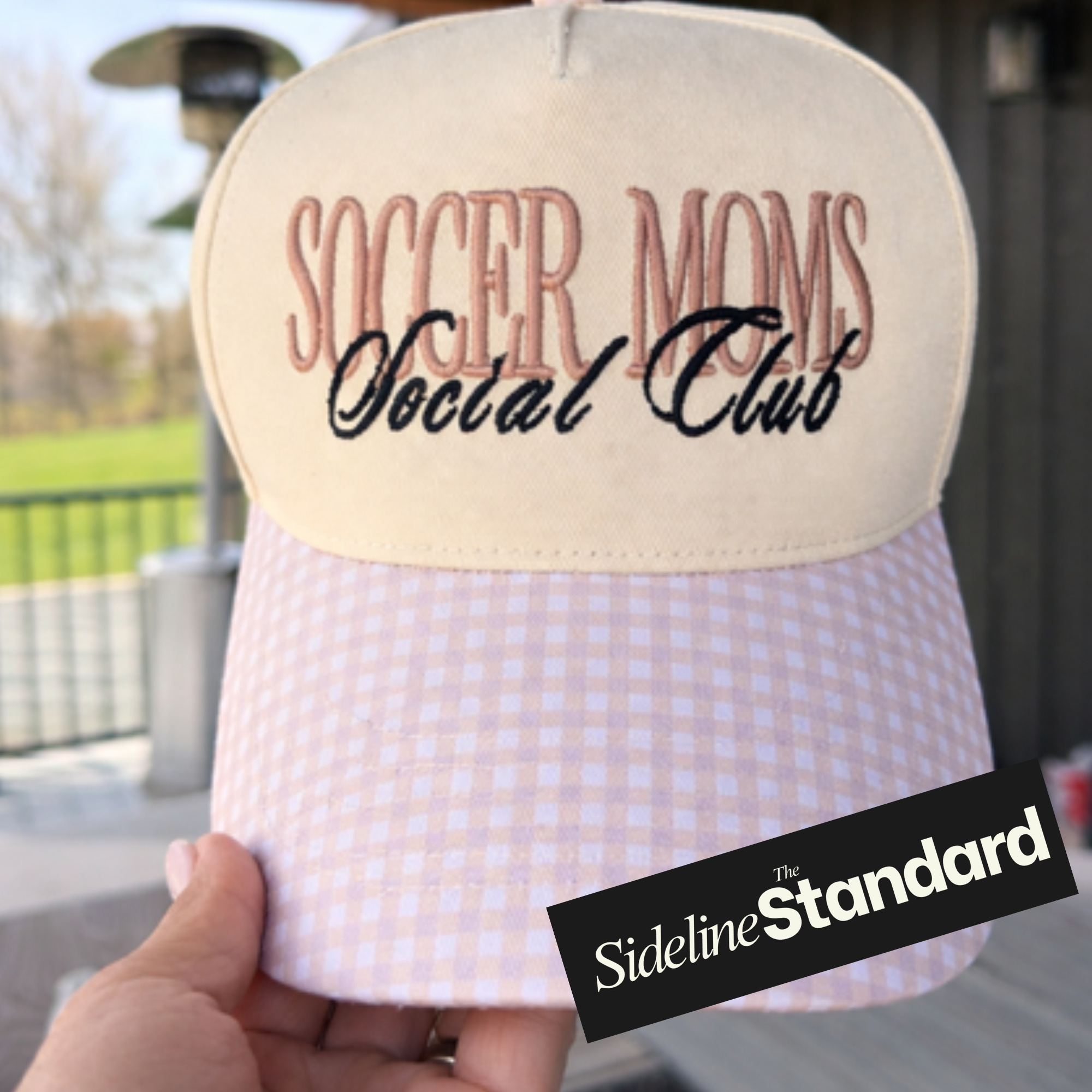 Soccer Moms Social Club Puff Embroidered Hat