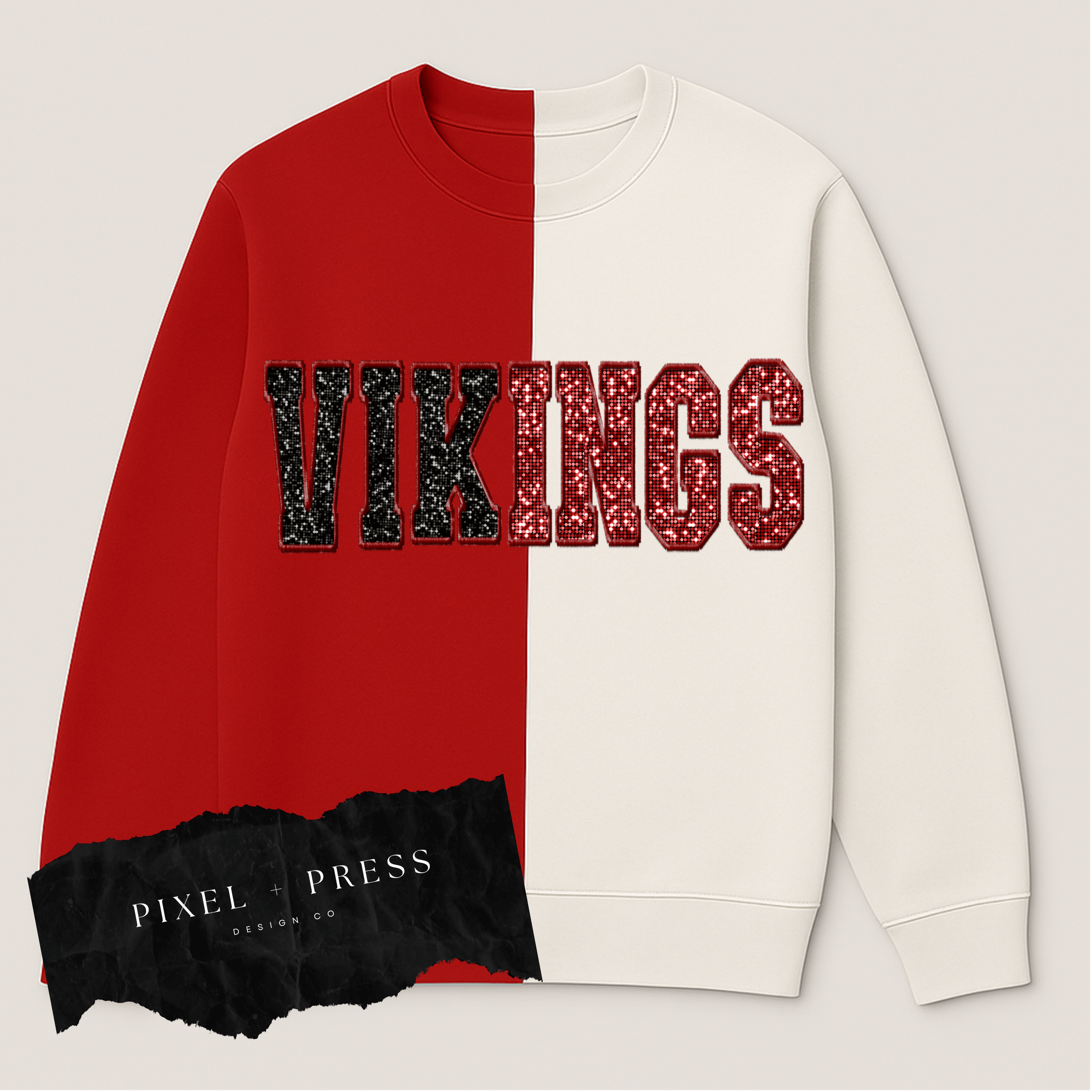 Game Day Split Crewneck