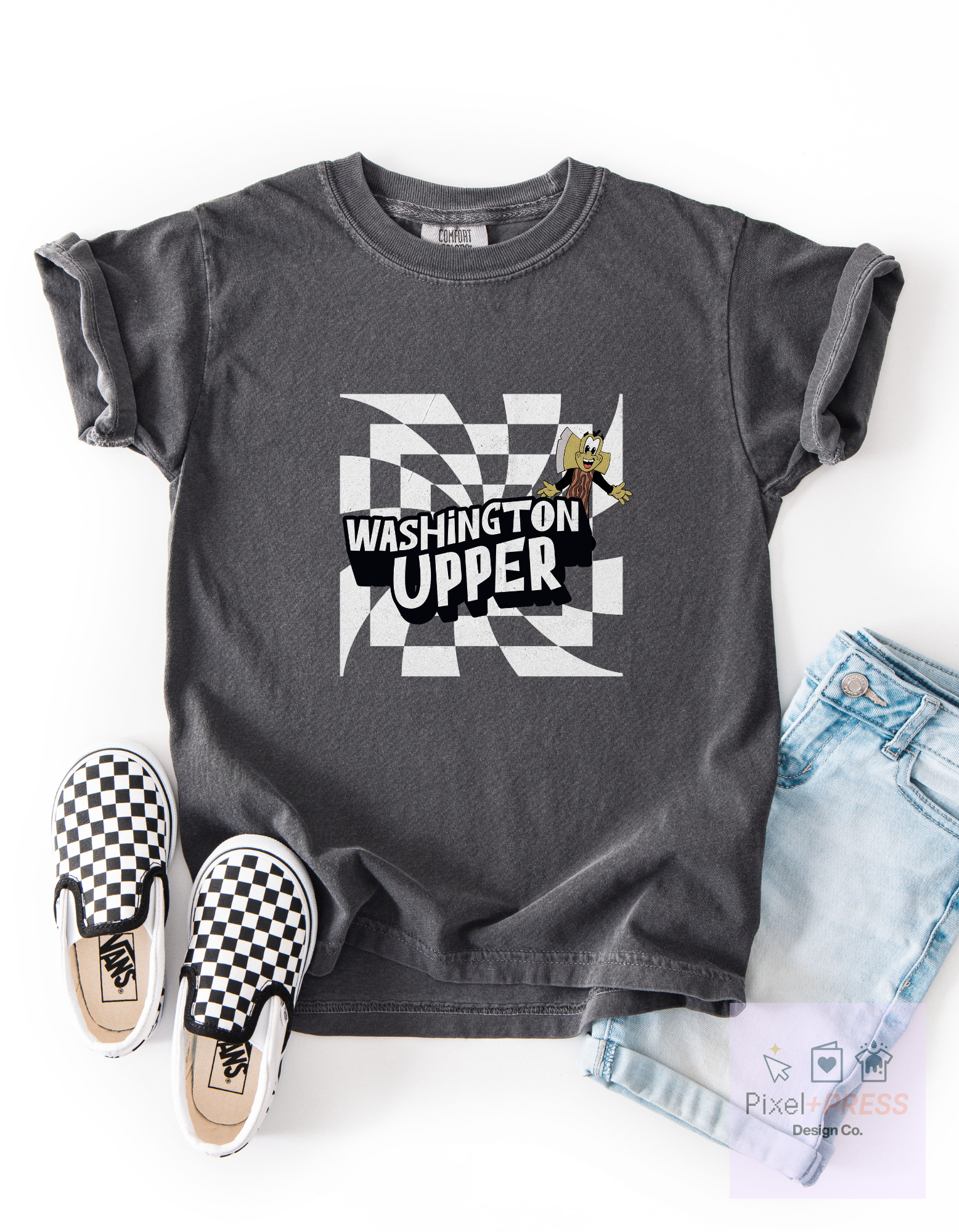 Washington School Spirit Tee – Primary, Intermediate, or Upper – Comfort Colors – Youth & Adult Sizes