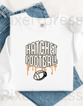 Hatchet Sports Crewneck Sweater – Football, Soccer, or Basketball | Comfort Colors | School Spirit Wear
