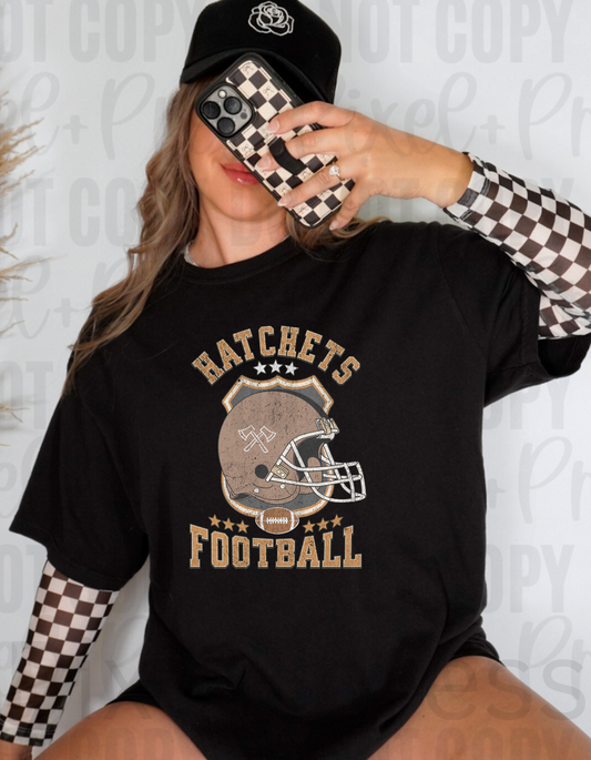 Gridiron Glory: Hatchets Football Comfort Tee