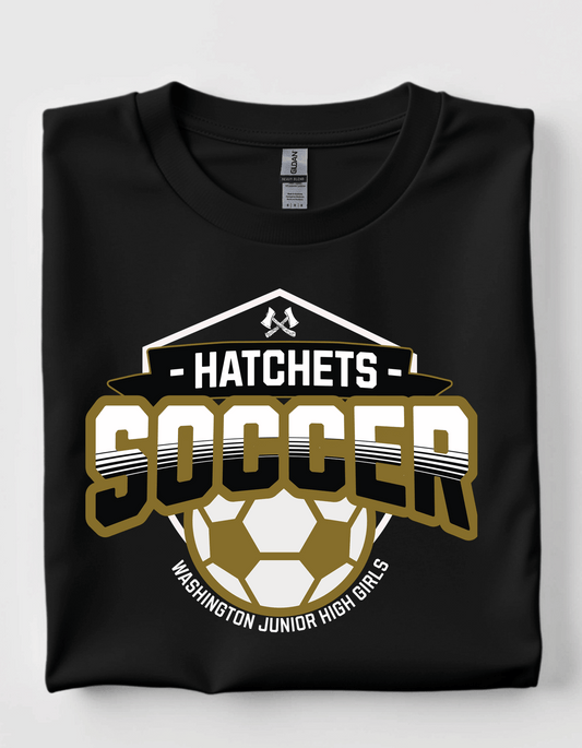 Hatchets Soccer – Tee & Hoodie (Washington Junior High Girls)