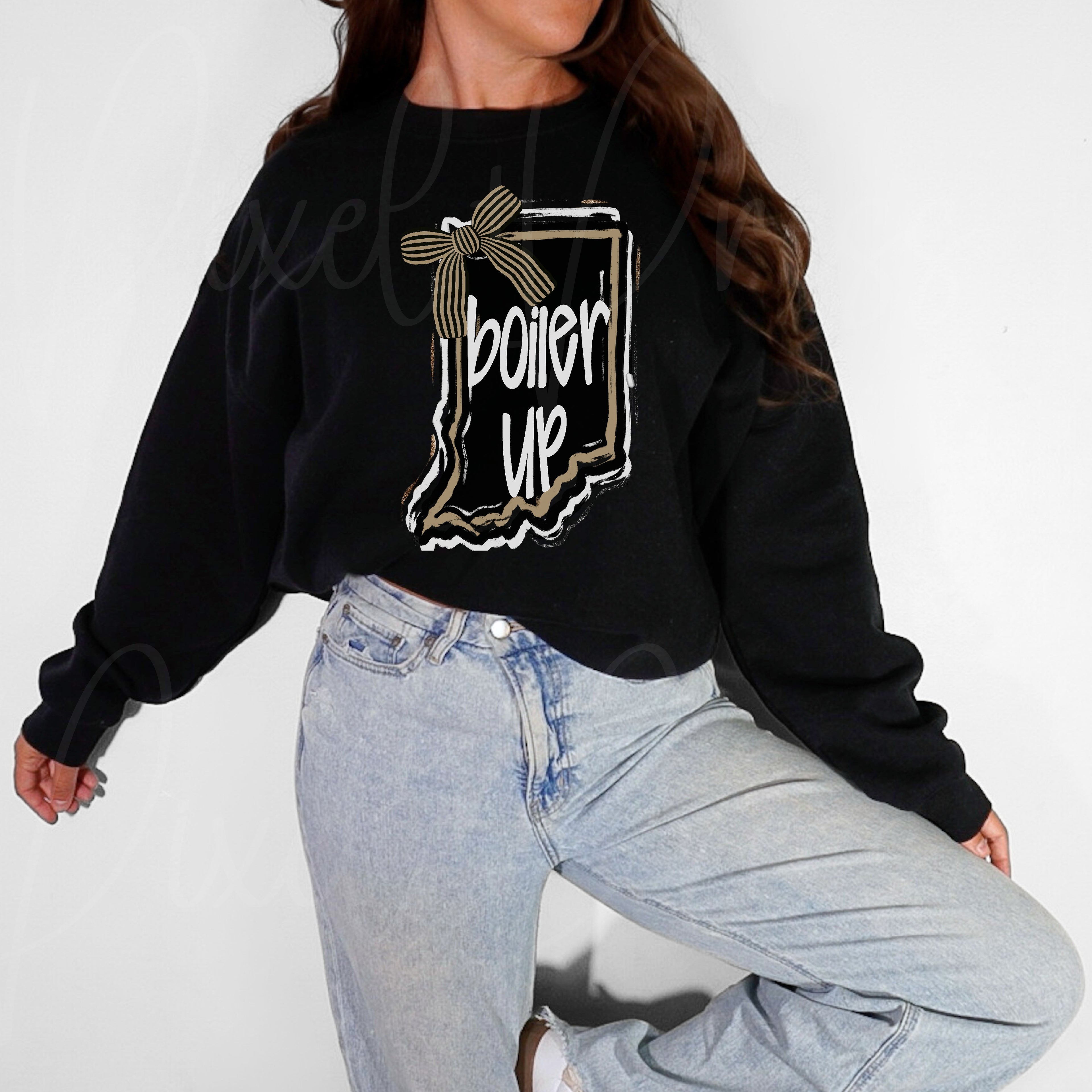 Boiler Up Indiana Bow Crewneck