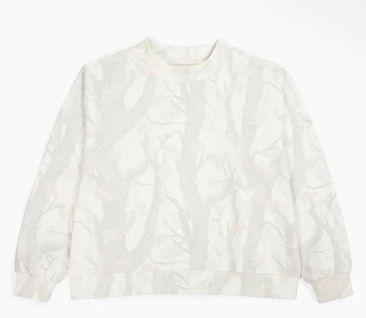Custom School Camo Fleece Appliqué Crewneck