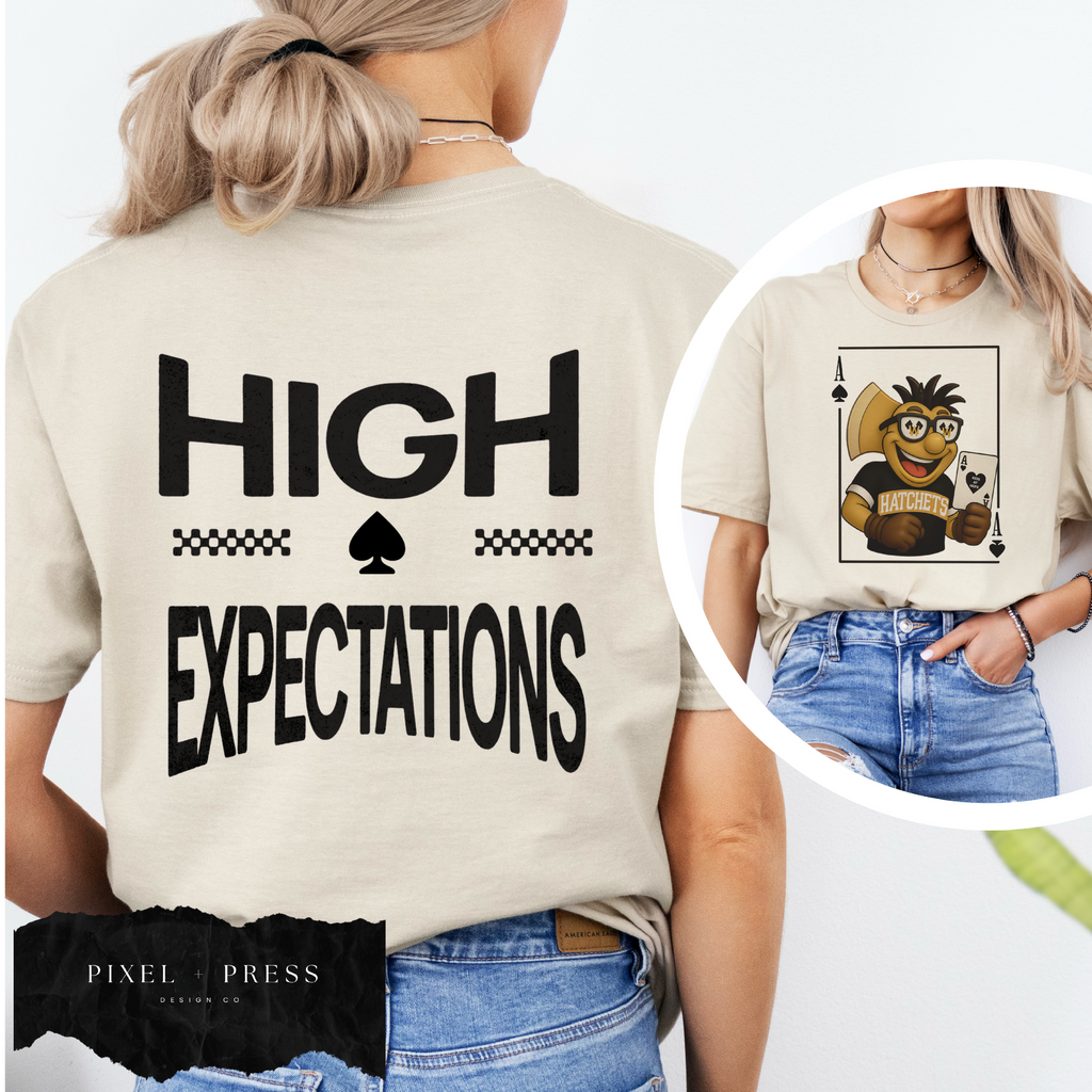 High Hopes Hatchets Tee/Crewneck