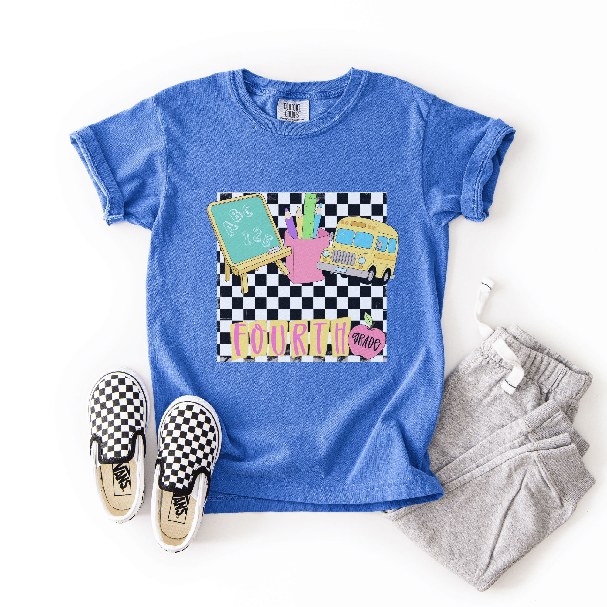 Retro Back-to-School Grade Tee – Youth Sizes