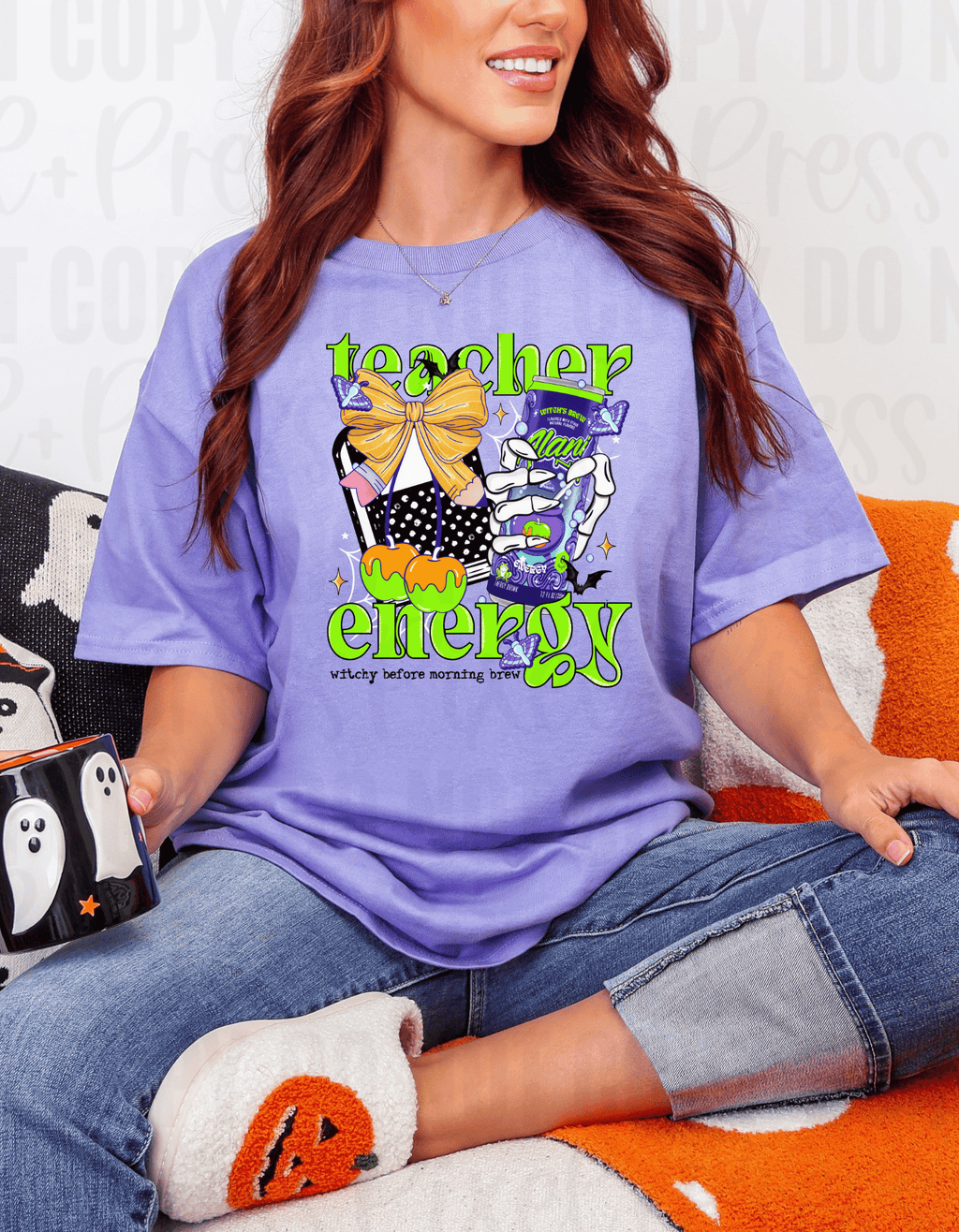 Teacher Energy Tee – Witchy Alani Halloween Edition